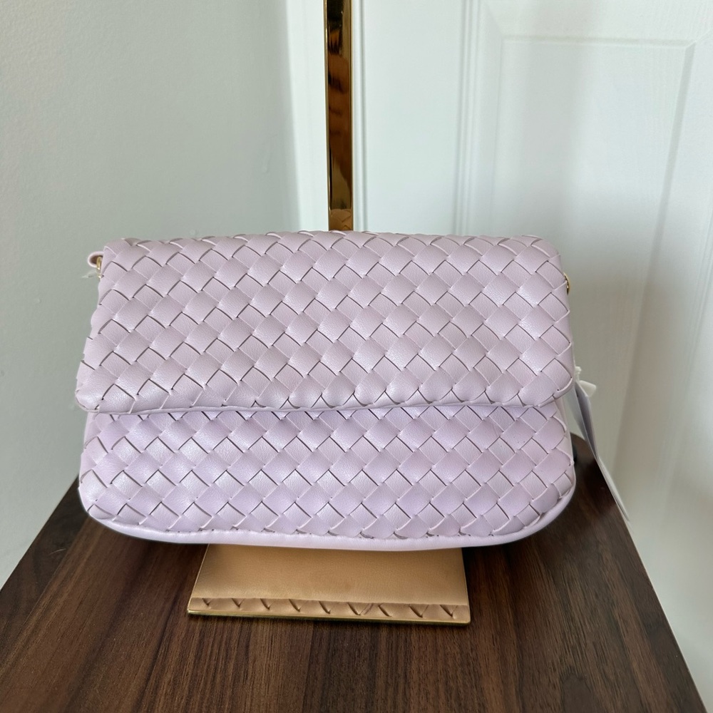 Ecostitch Vegan Leather Woven Bag